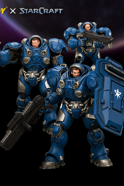 Terran Marine Set - STARCRAFT 1/25 Action Figure By JOYTOY