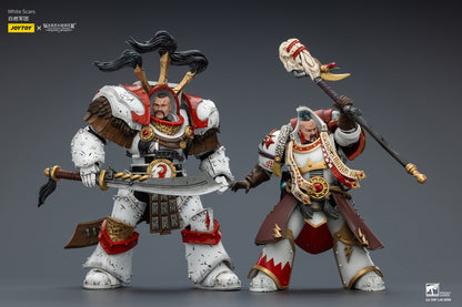 White Scars Stormseer Consul & Legion Praetor -Warhammer 40k 1/18 Action Figure By JOYTOY