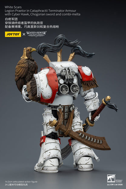 White Scars Stormseer Consul & Legion Praetor -Warhammer 40k 1/18 Action Figure By JOYTOY