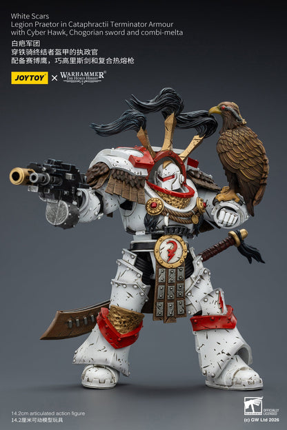 White Scars Stormseer Consul & Legion Praetor -Warhammer 40k 1/18 Action Figure By JOYTOY