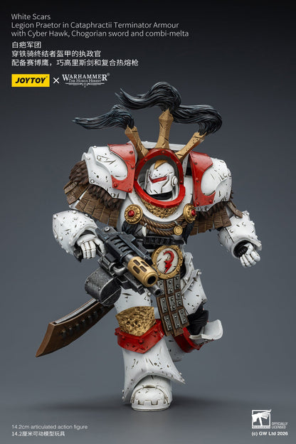 White Scars Stormseer Consul & Legion Praetor -Warhammer 40k 1/18 Action Figure By JOYTOY