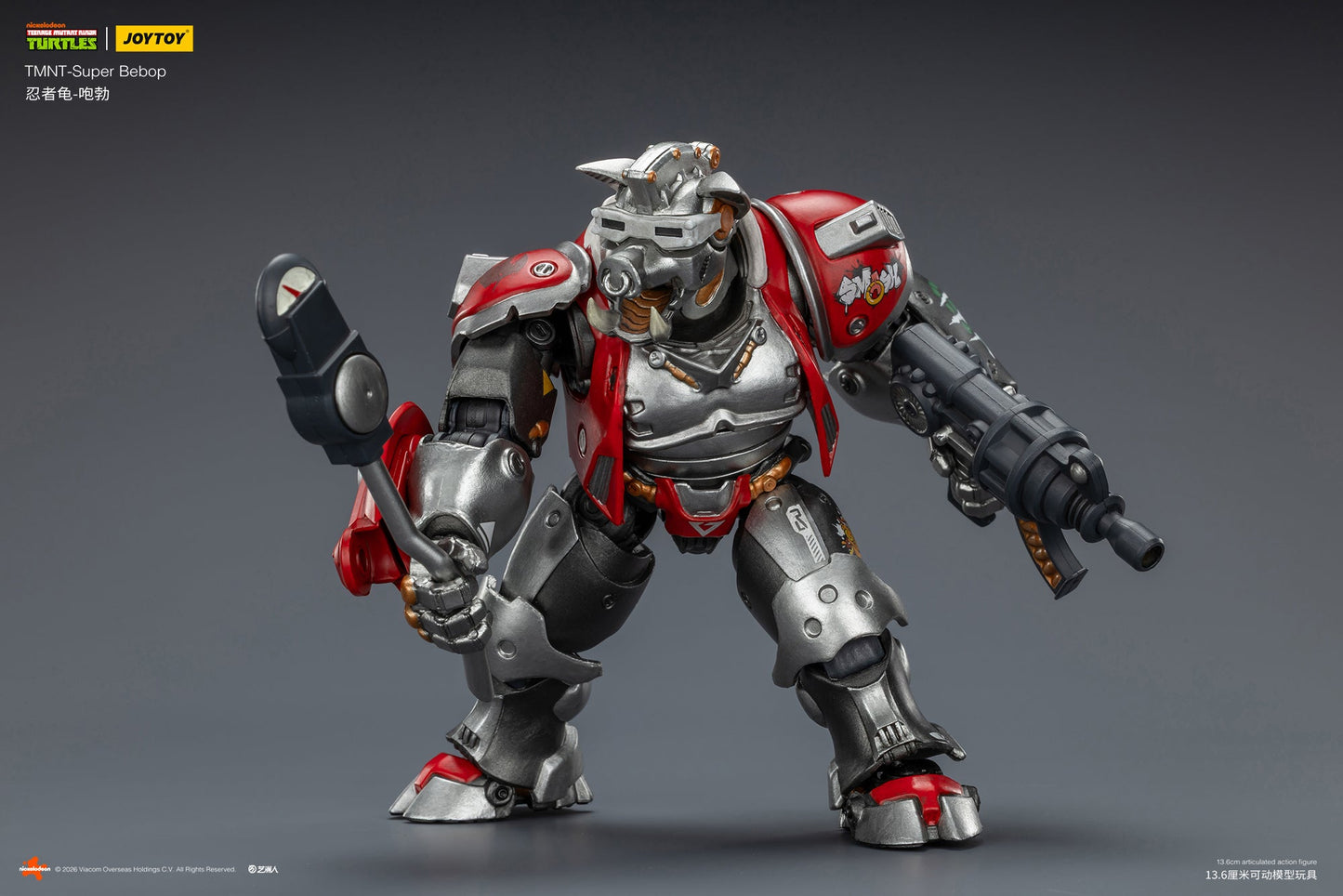 TMNT-Super Bebop -TMNT 40k 1/18 Action Figure By JOYTOY