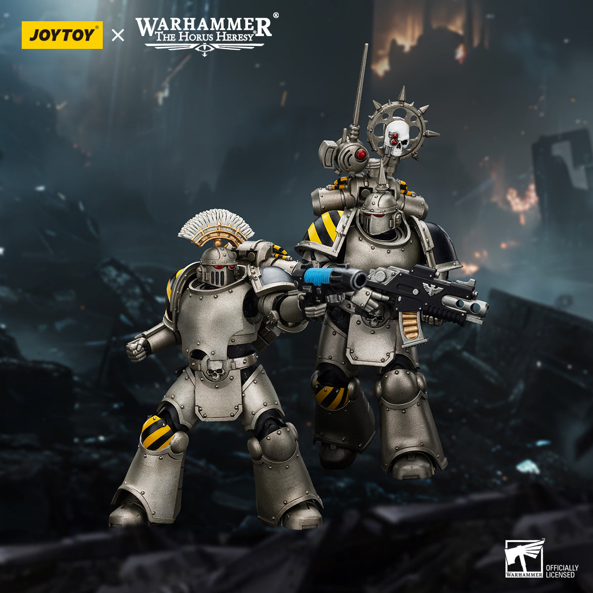 Iron Warriors MKlll Tactical - Warhammer "The Horus Heresy"1/18 Action Figure By JOYTOY