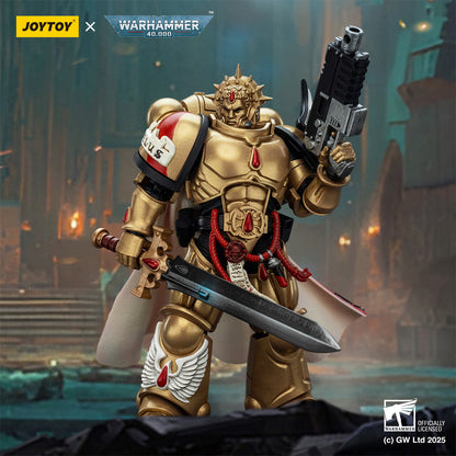 Blood Angels Captain with Heavy Bolt Pistol & Power Sword- 1/18 warhammer 40k Action Figure By JOYTOY
