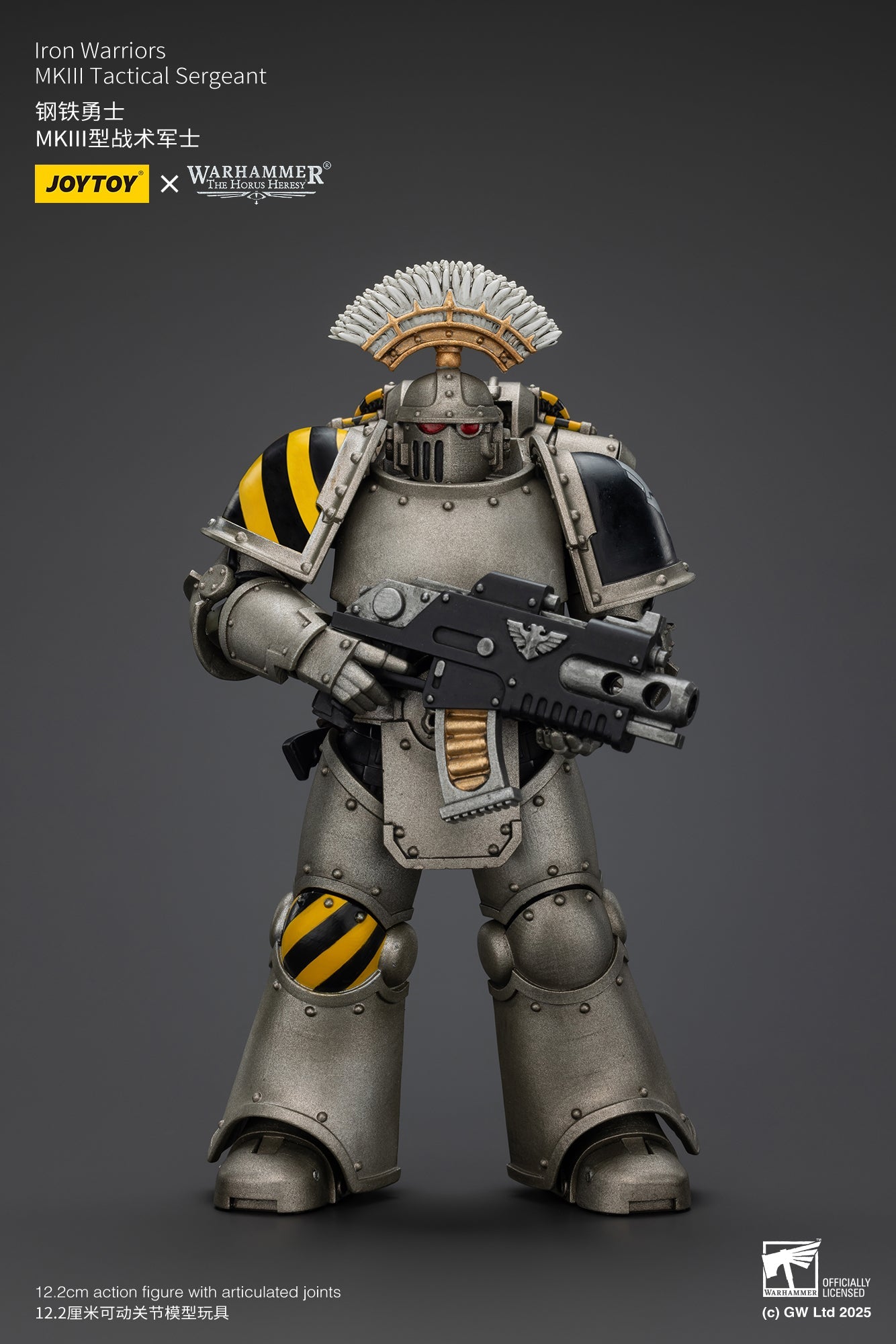 Iron Warriors MKlll Tactical - Warhammer "The Horus Heresy"1/18 Action Figure By JOYTOY