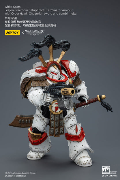 White Scars Stormseer Consul & Legion Praetor -Warhammer 40k 1/18 Action Figure By JOYTOY