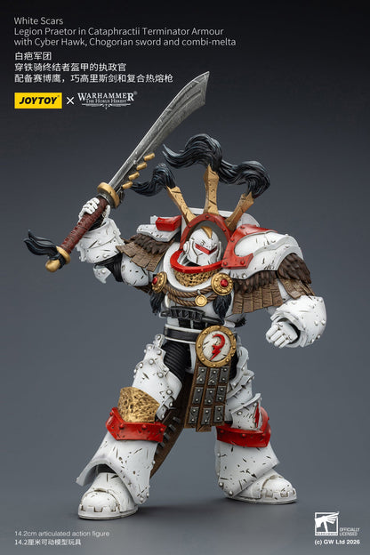 White Scars Stormseer Consul & Legion Praetor -Warhammer 40k 1/18 Action Figure By JOYTOY