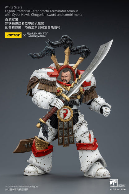 White Scars Stormseer Consul & Legion Praetor -Warhammer 40k 1/18 Action Figure By JOYTOY