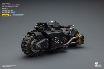 Raider-pattern Combat Bike with twin-linked bolt rifles-Warhammer 40k 1/18 Action Figure By JOYTOY