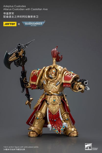 Adeptus Custodes Allarus Custodian with Castellan Axe (EX Ver.) - Warhammer 40K Action Figure By JOYTOY