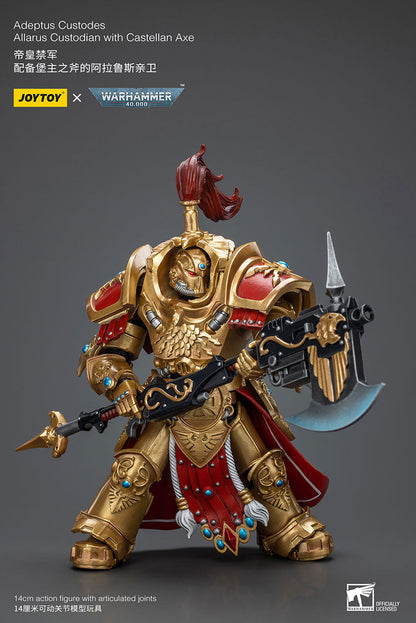 Adeptus Custodes Allarus Custodian with Castellan Axe (EX Ver.) - Warhammer 40K Action Figure By JOYTOY