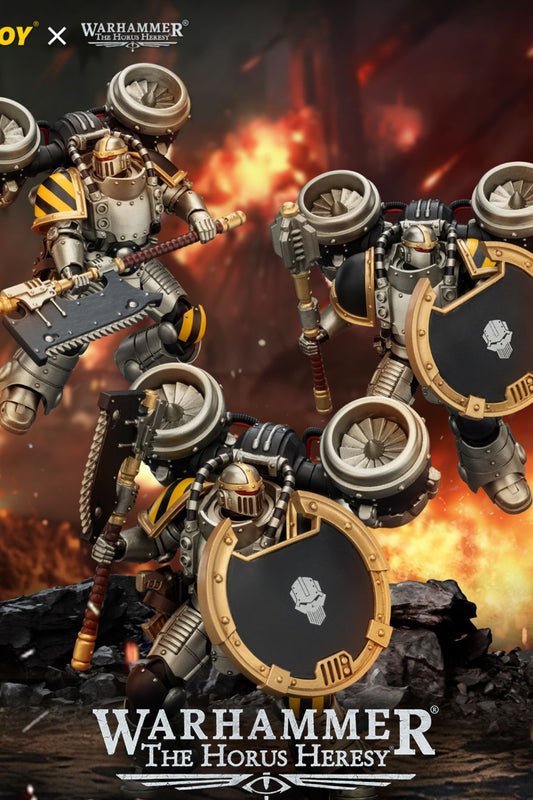 Iron Warriors MkII Assault Sergeant & Legionary - Primarch-Warhammer 40k 1/18 Action Figure By JOYTOY