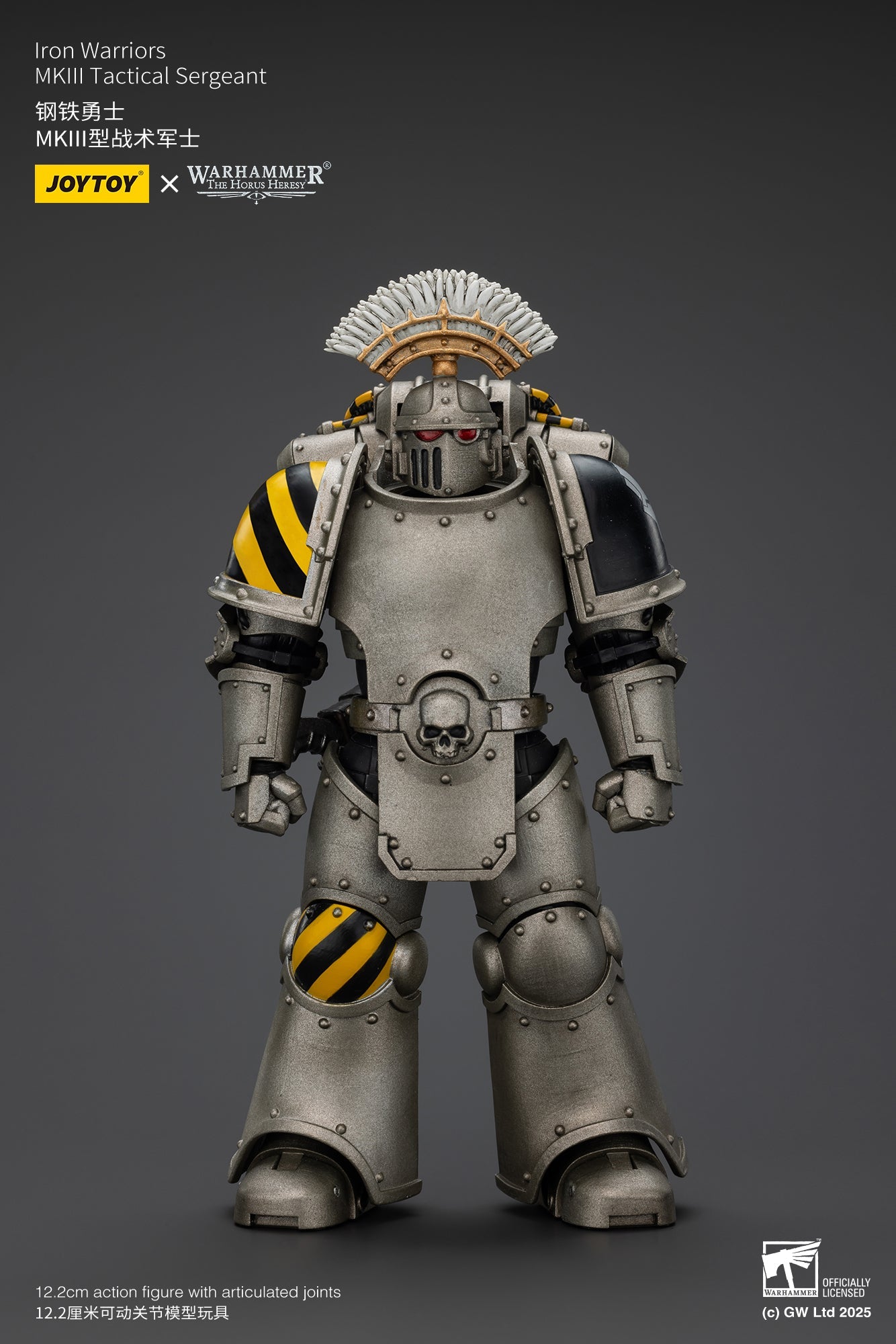 Iron Warriors MKlll Tactical - Warhammer "The Horus Heresy"1/18 Action Figure By JOYTOY