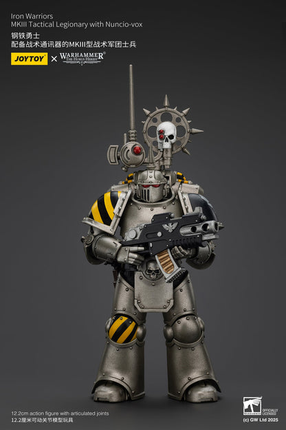 Iron Warriors MKlll Tactical - Warhammer "The Horus Heresy"1/18 Action Figure By JOYTOY
