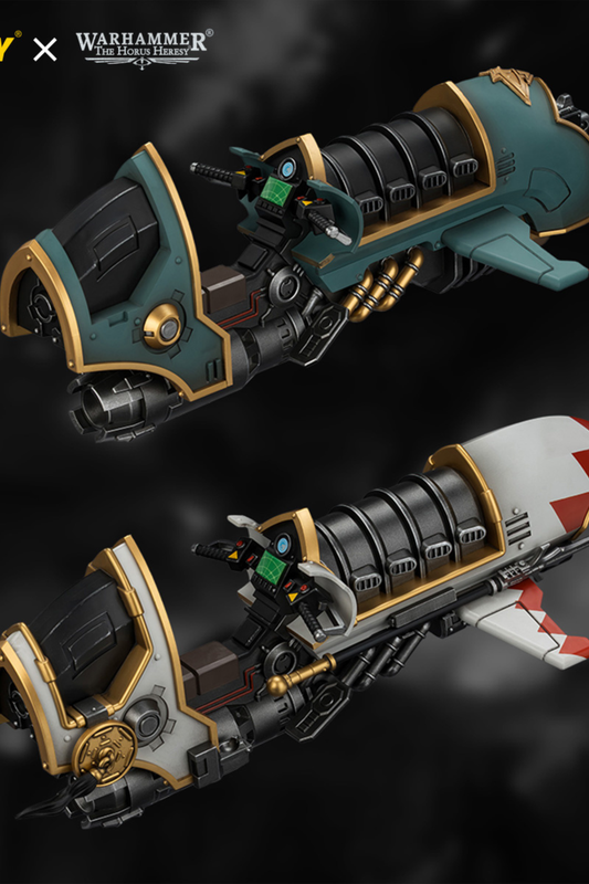 Sons of Horus Legion Scimitar Jetbike & White Scars Legion Scimitar Jetbike - Warhammer "The Horus Heresy” 1/18 Action Figure By JOYTOY