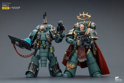 Sons of Horus Tybalt Marr Captain of the 18th Company & Sons of Horus Siege Breaker- Warhammer "The Horus Heresy" Action Figure By JOYTOY