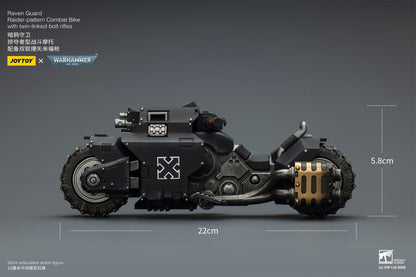 Raider-pattern Combat Bike with twin-linked bolt rifles-Warhammer 40k 1/18 Action Figure By JOYTOY