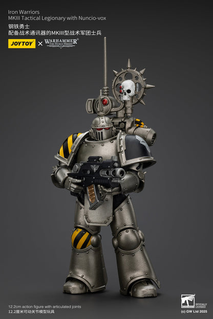Iron Warriors MKlll Tactical - Warhammer "The Horus Heresy"1/18 Action Figure By JOYTOY