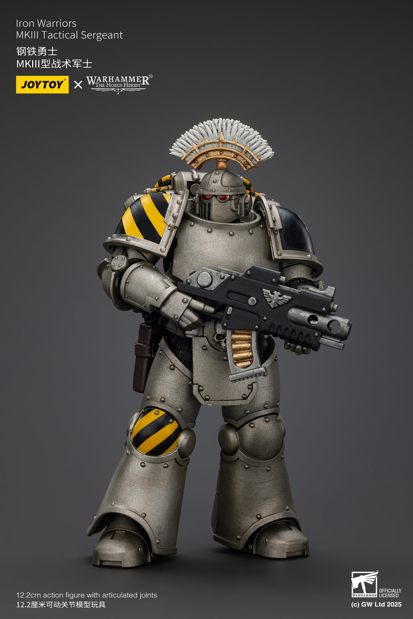 Iron Warriors MKlll Tactical - Warhammer "The Horus Heresy"1/18 Action Figure By JOYTOY