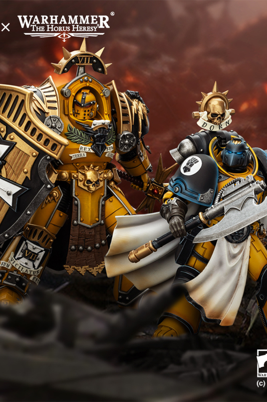 "The Horus Heresy" Imperial Fists -Warhammer 40k 1/18 Action Figure By JOYTOY