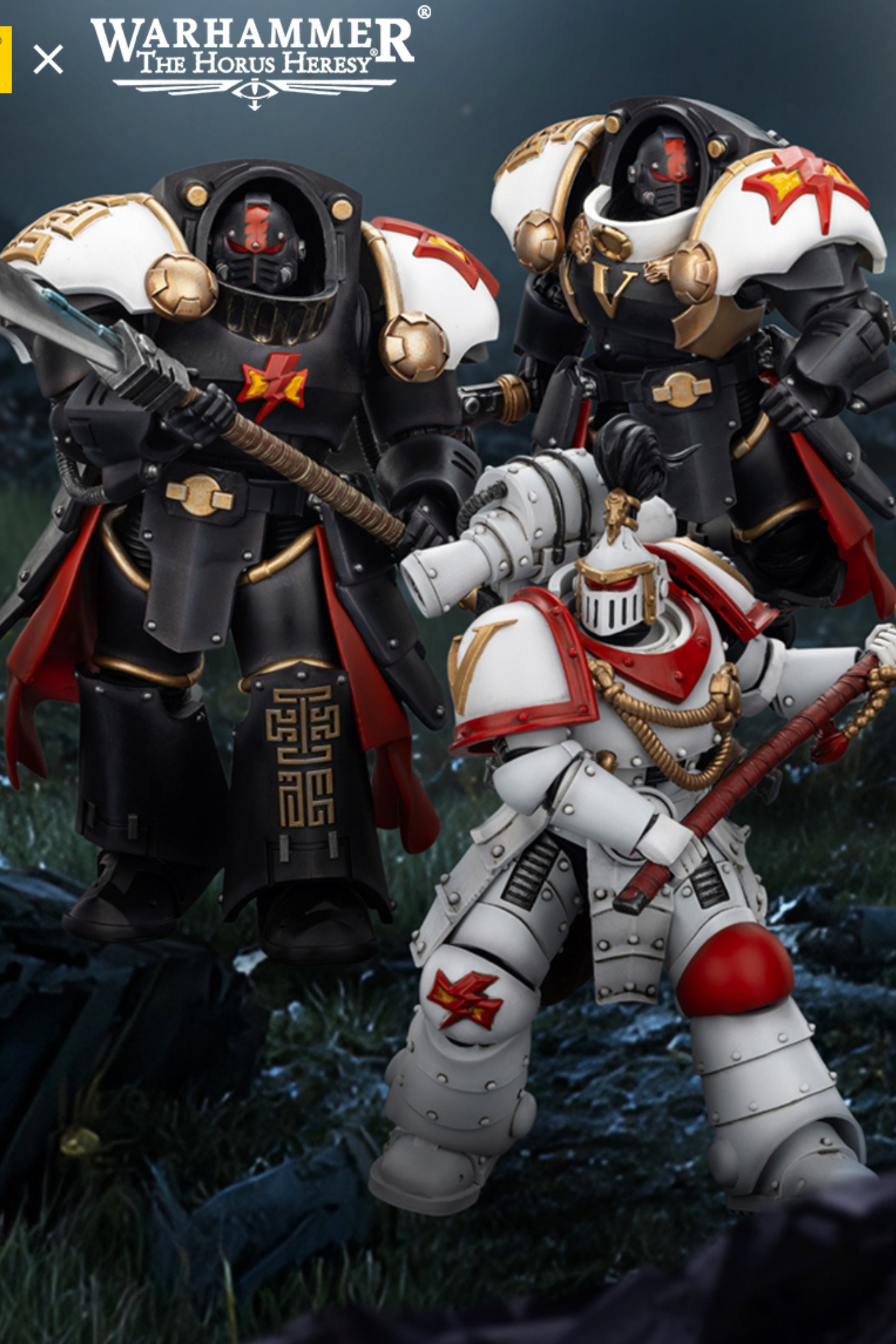 White Scars Legion Praetor - "Warhammer "The Horus Heresy 1/18 Action Figure By JOYTOY