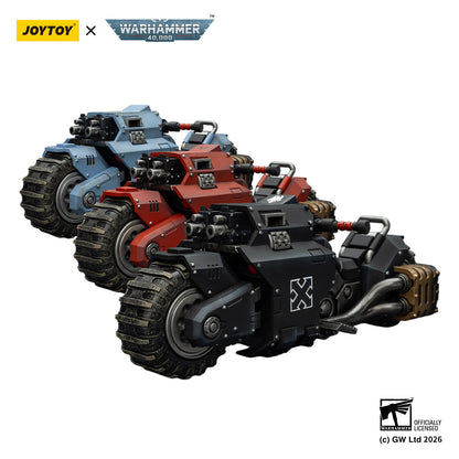 Raider-pattern Combat Bike with twin-linked bolt rifles-Warhammer 40k 1/18 Action Figure By JOYTOY