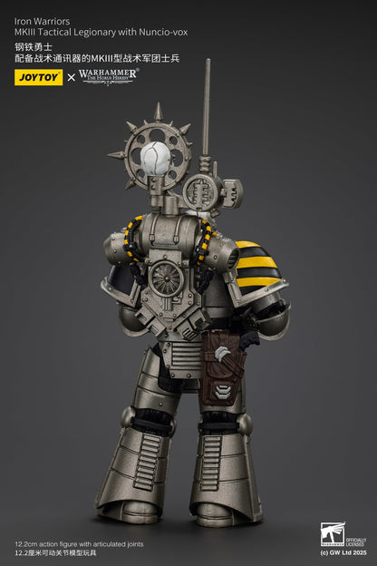 Iron Warriors MKlll Tactical - Warhammer "The Horus Heresy"1/18 Action Figure By JOYTOY