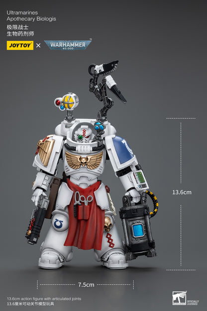 Ultramarines Apothecary Biologis - Warhammer 40K Action Figure By JOYTOY