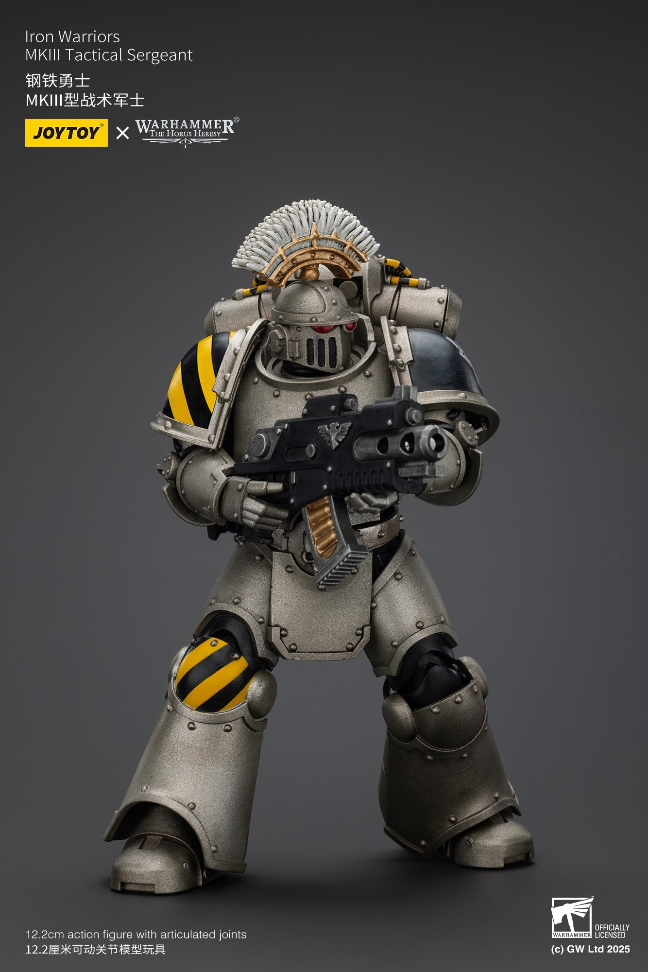 Iron Warriors MKlll Tactical - Warhammer "The Horus Heresy"1/18 Action Figure By JOYTOY