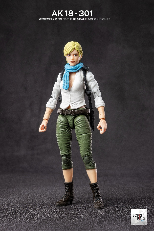 BP AK18 Series Wave 3 - SHERYN (AK18-301) -1/18 Action Figure By Boris Ping