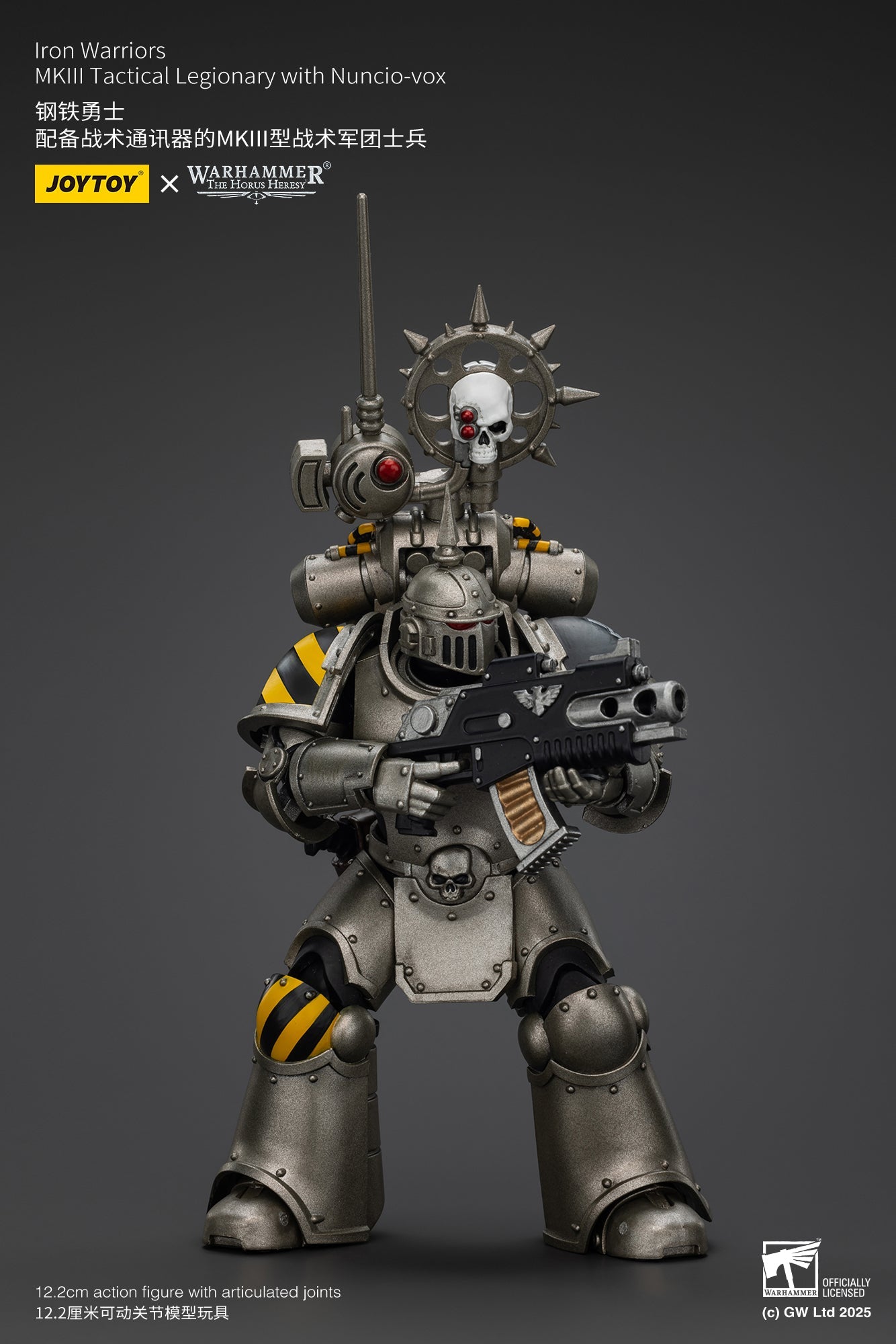 Iron Warriors MKlll Tactical - Warhammer "The Horus Heresy"1/18 Action Figure By JOYTOY