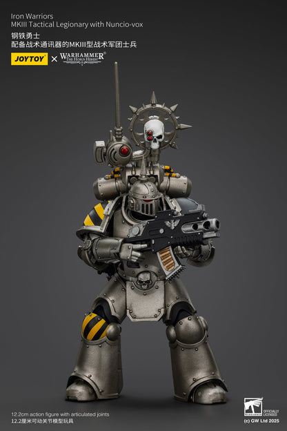 Iron Warriors MKlll Tactical - Warhammer "The Horus Heresy"1/18 Action Figure By JOYTOY