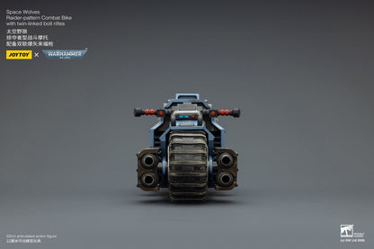 Raider-pattern Combat Bike with twin-linked bolt rifles-Warhammer 40k 1/18 Action Figure By JOYTOY