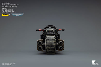 Raider-pattern Combat Bike with twin-linked bolt rifles-Warhammer 40k 1/18 Action Figure By JOYTOY