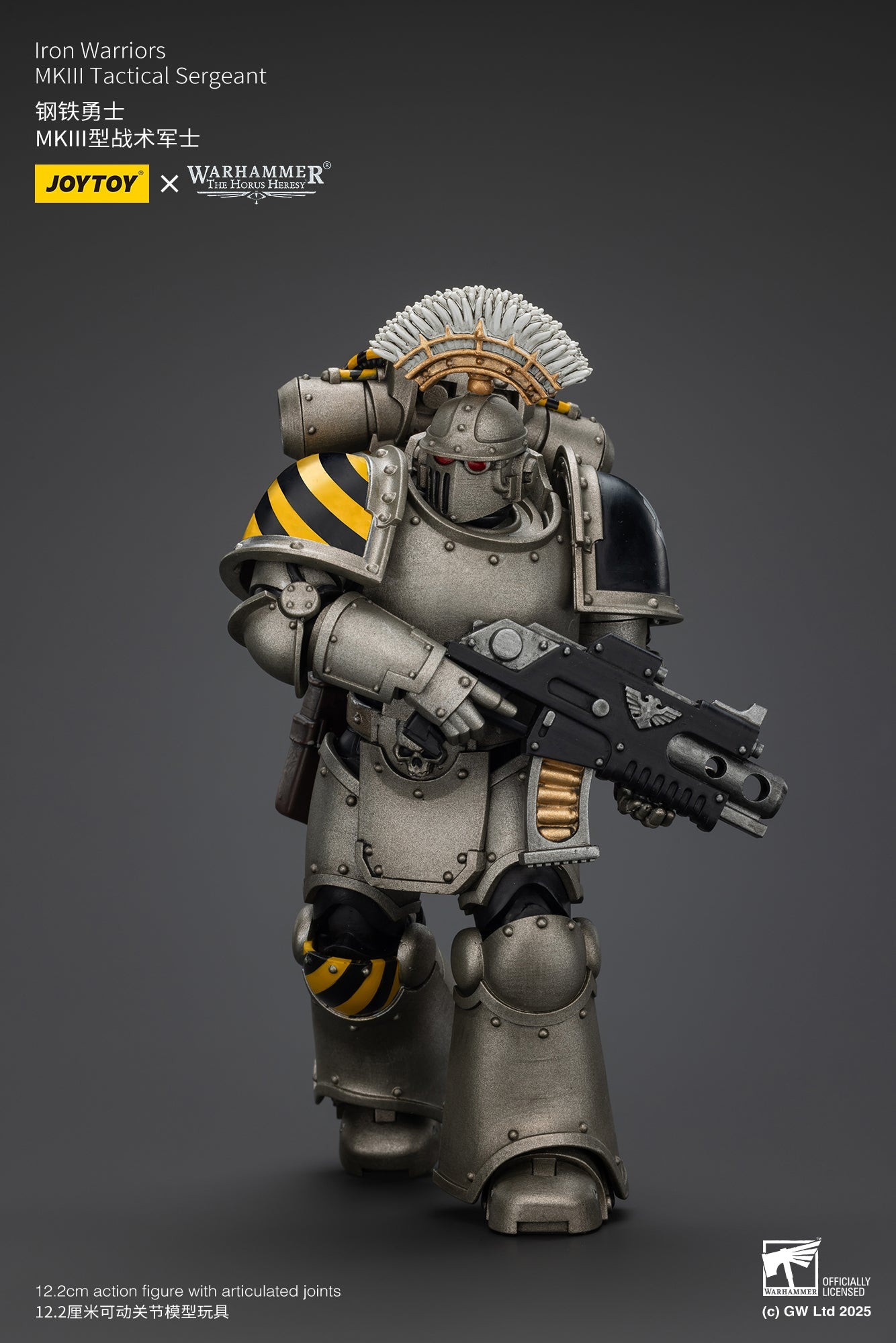 Iron Warriors MKlll Tactical - Warhammer "The Horus Heresy"1/18 Action Figure By JOYTOY