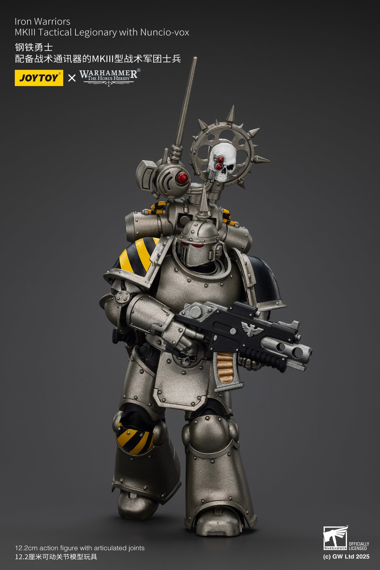 Iron Warriors MKlll Tactical - Warhammer "The Horus Heresy"1/18 Action Figure By JOYTOY