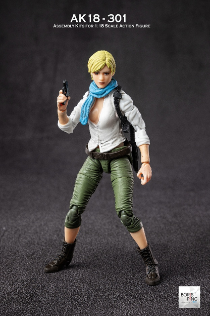 BP AK18 Series Wave 3 - SHERYN (AK18-301) -1/18 Action Figure By Boris Ping