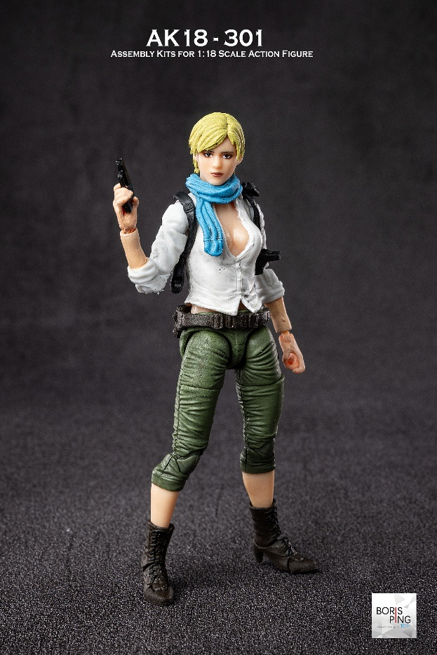 BP AK18 Series Wave 3 - SHERYN (AK18-301) -1/18 Action Figure By Boris Ping