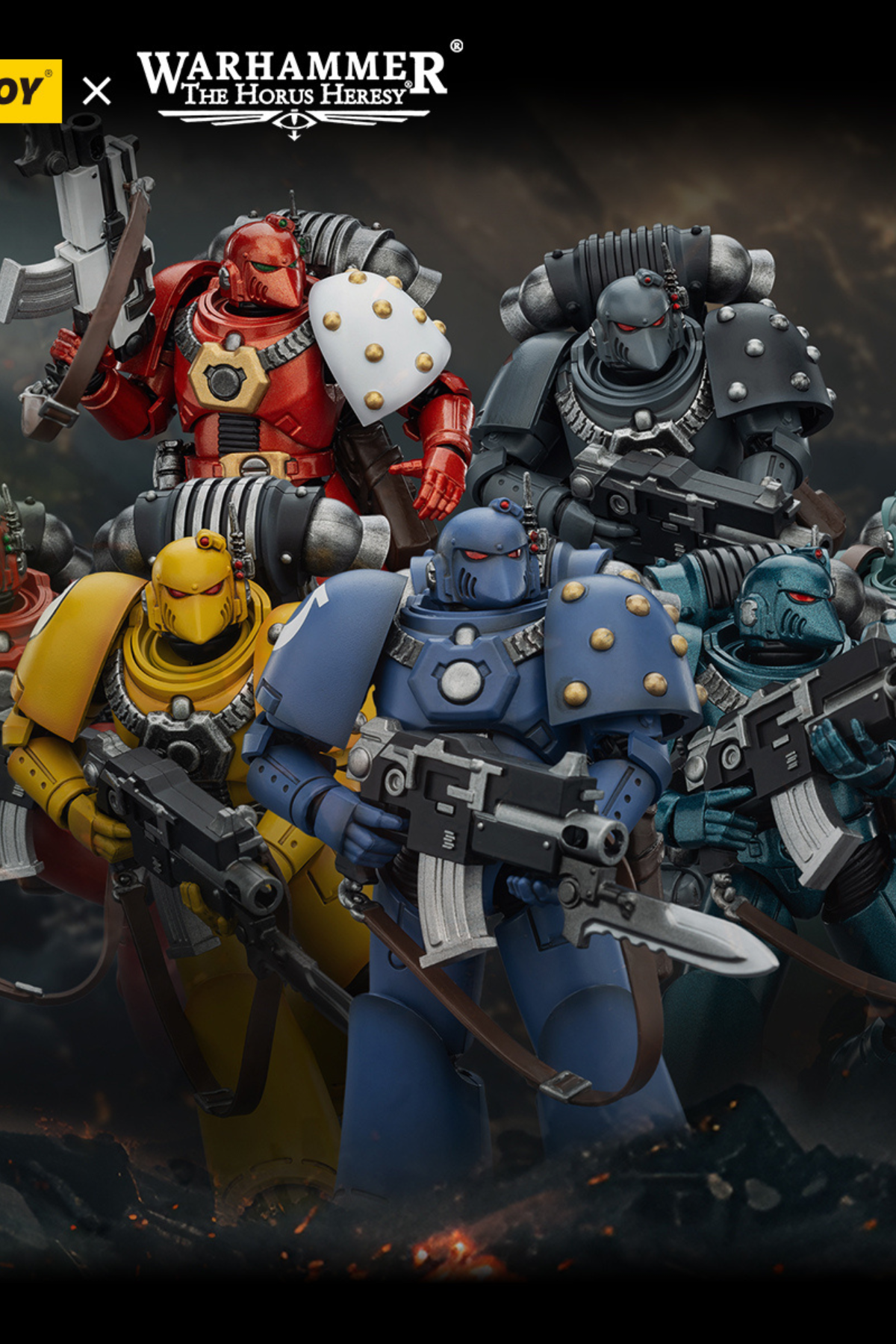 MKVI Tactical Legionary-Warhammer "The Horus Heresy" -Warhammer 40k 1/18 Action Figure By JOYTOY