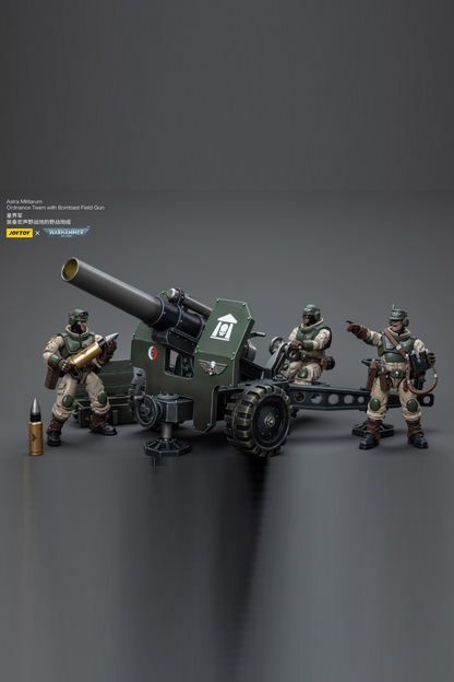 Astra Militarum Ordnance Team with Bombast Field Gun