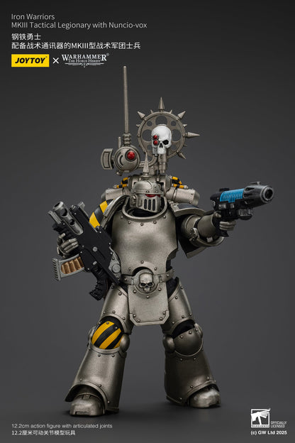 Iron Warriors MKlll Tactical - Warhammer "The Horus Heresy"1/18 Action Figure By JOYTOY