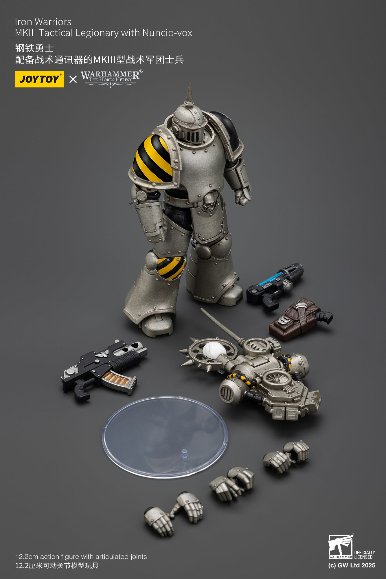 Iron Warriors MKlll Tactical - Warhammer "The Horus Heresy"1/18 Action Figure By JOYTOY