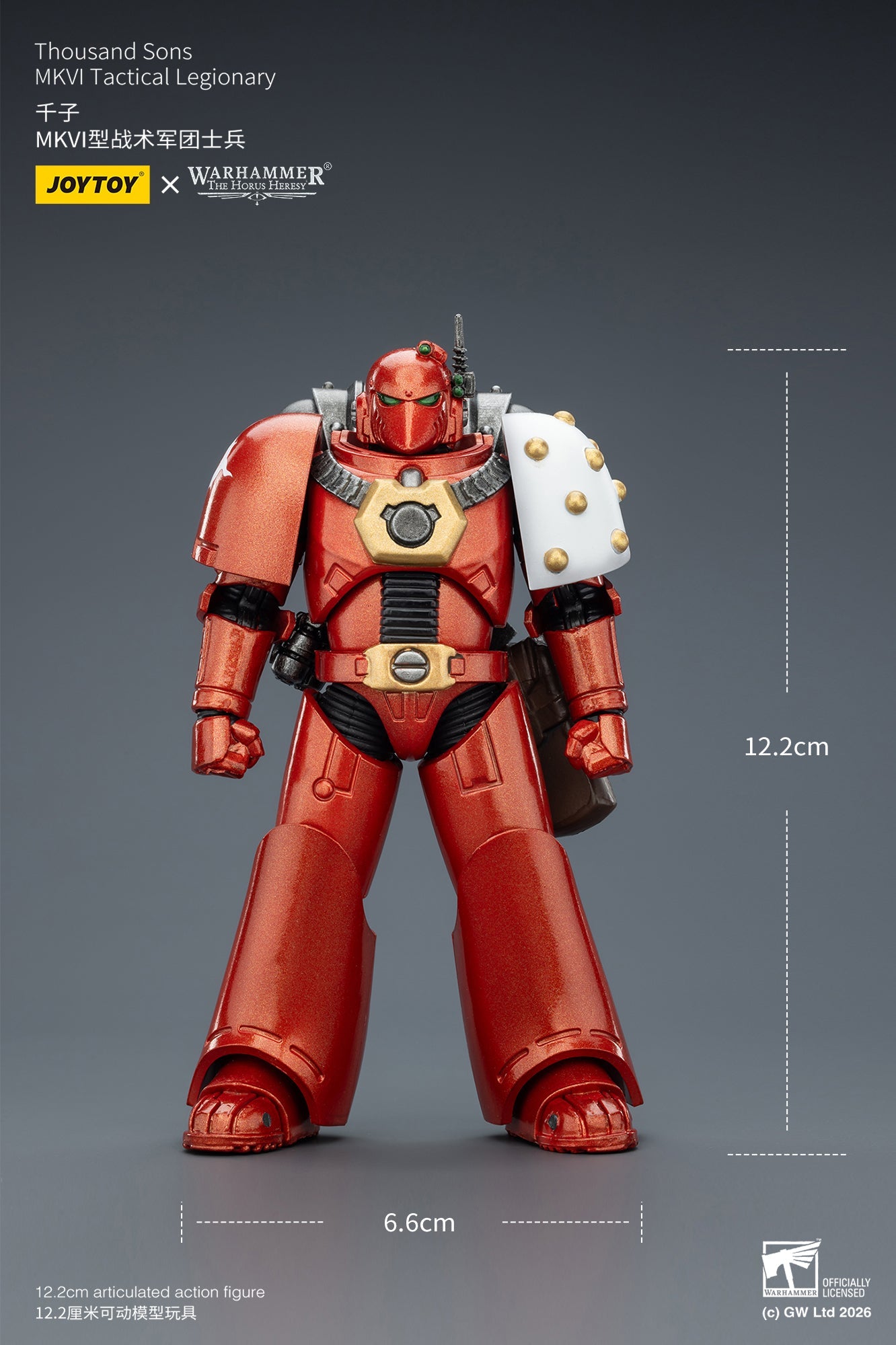 MKVI Tactical Legionary-Warhammer "The Horus Heresy" -Warhammer 40k 1/18 Action Figure By JOYTOY