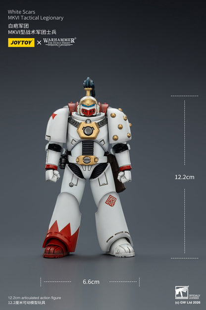 White Scars Legion Vigilator with Nemesis rifle and Bolt Pistol - Warhammer "The Horus Heresy" 1/18 Action Figure By JOYTOY
