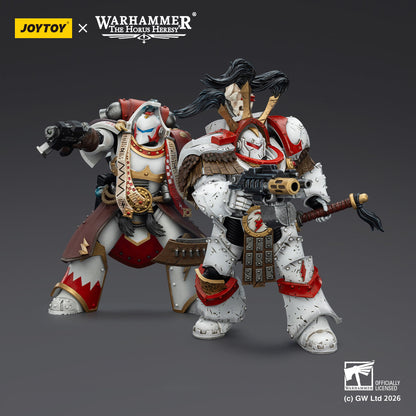 White Scars Stormseer Consul & Legion Praetor -Warhammer 40k 1/18 Action Figure By JOYTOY
