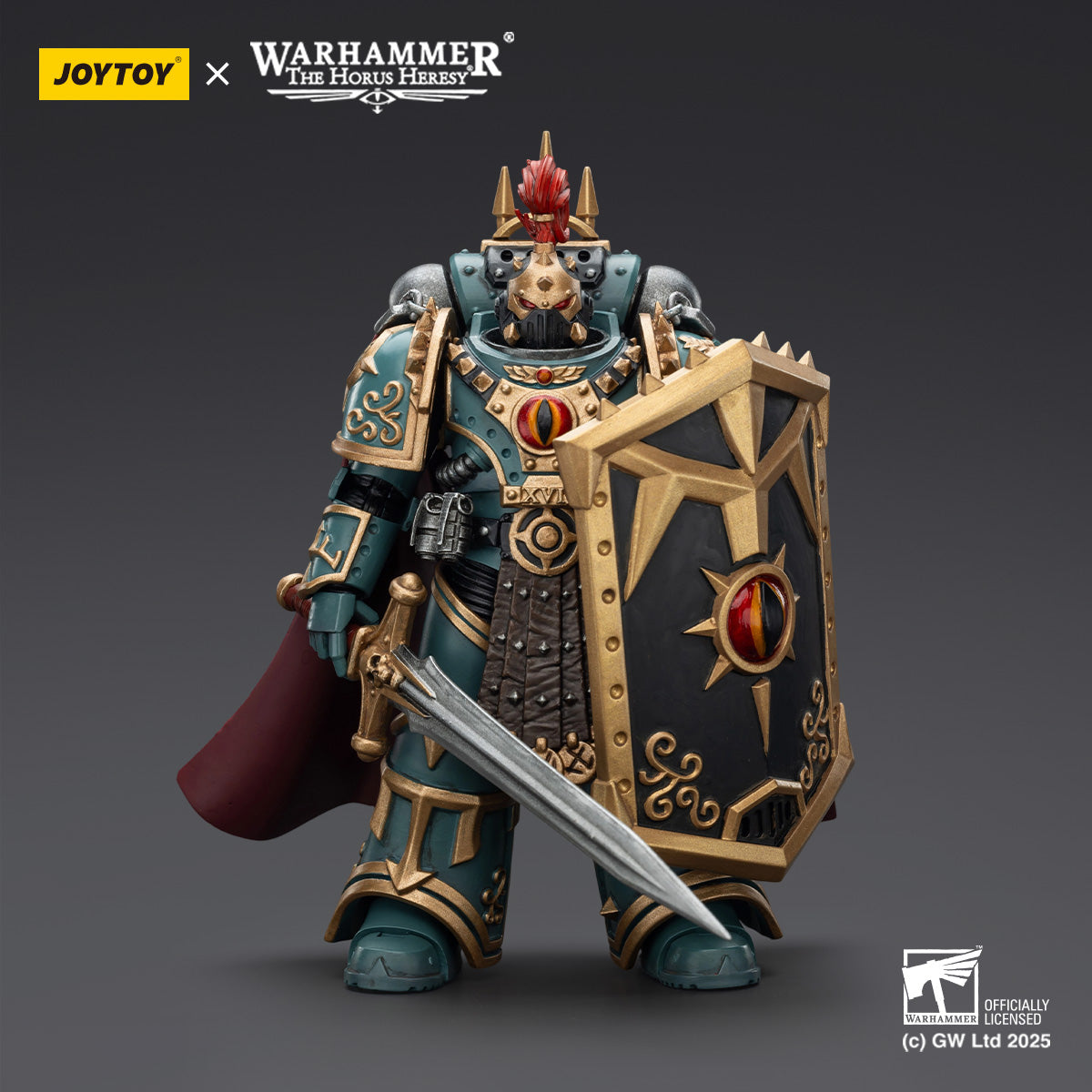 Sons of Horus 'Little’ Horus Aximand,Captain of the 5th Company-1/18 Warhammer "The Horus Heresy" Action Figure By JOYTOY