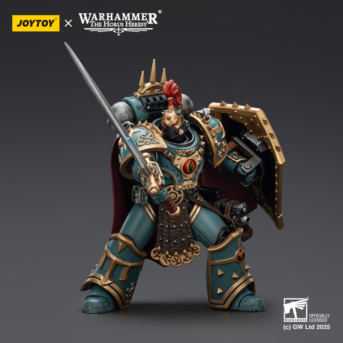 Sons of Horus 'Little’ Horus Aximand,Captain of the 5th Company-1/18 Warhammer "The Horus Heresy" Action Figure By JOYTOY