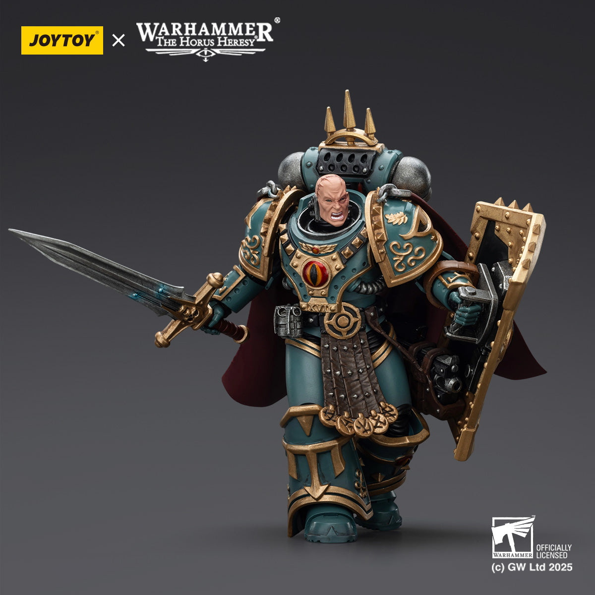 Sons of Horus 'Little’ Horus Aximand,Captain of the 5th Company-1/18 Warhammer "The Horus Heresy" Action Figure By JOYTOY