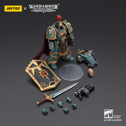 Sons of Horus 'Little’ Horus Aximand,Captain of the 5th Company-1/18 Warhammer "The Horus Heresy" Action Figure By JOYTOY