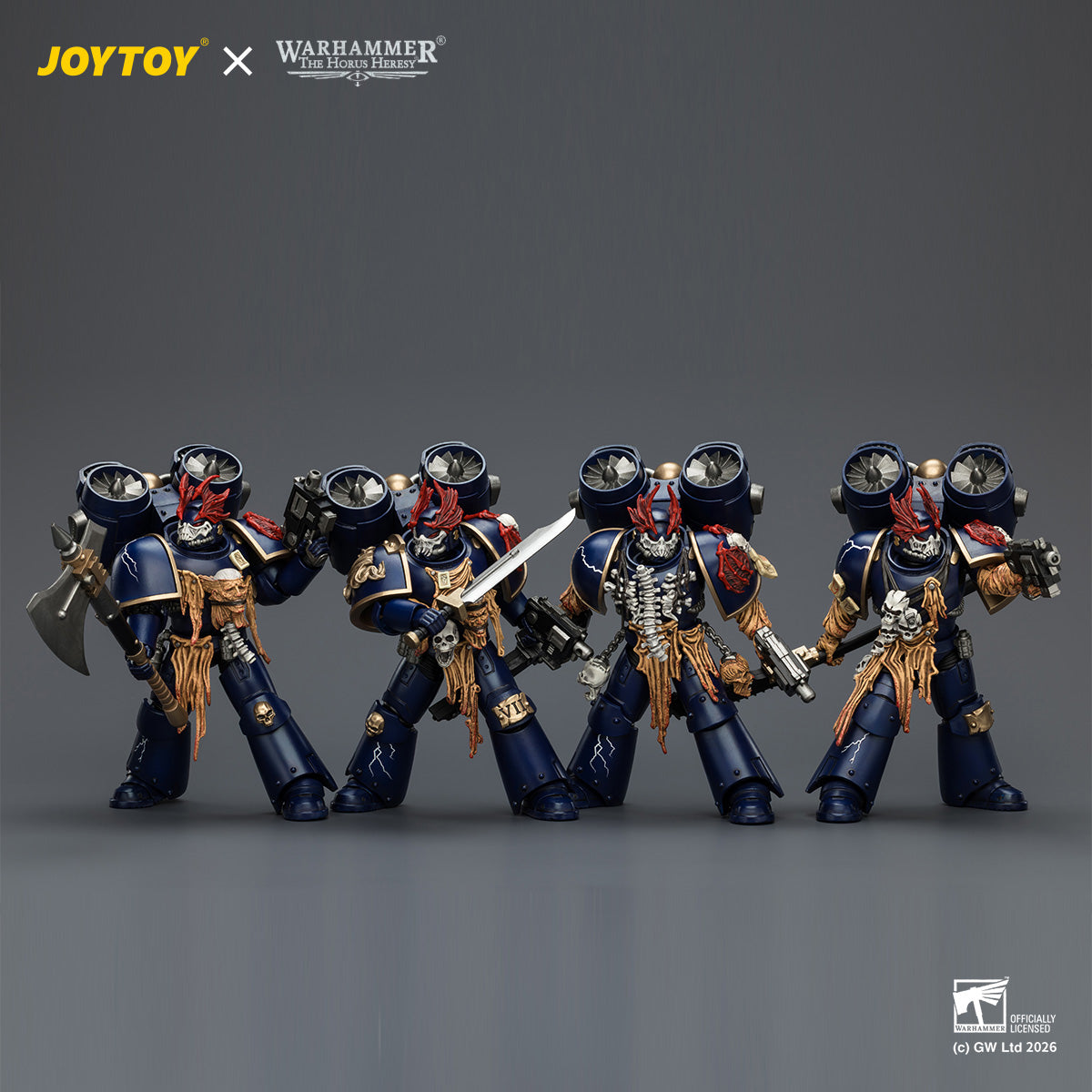 Night Lords Night Raptors - "The Horus Heresy" Warhammer 1/18 Action Figure By JOYTOY